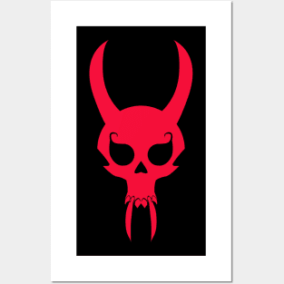 Horned Skull Posters and Art